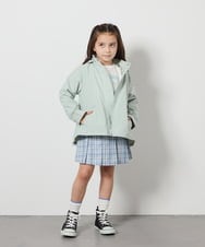 KJJEA21054 a.v.v KIDS(アー・ヴェ・ヴェ) [100-130]【撥水加工/洗濯機で洗える】バックタックブルゾン グリーン