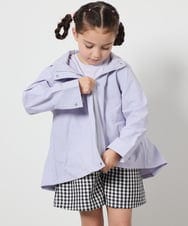 KJJEA21054 a.v.v KIDS(アー・ヴェ・ヴェ) [100-130]【撥水加工/洗濯機で洗える】バックタックブルゾン ラベンダー