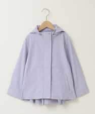 KJJEA21054 a.v.v KIDS(アー・ヴェ・ヴェ) [100-130]【撥水加工/洗濯機で洗える】バックタックブルゾン ラベンダー