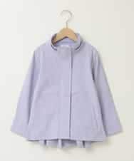 KJJEA21054 a.v.v KIDS(アー・ヴェ・ヴェ) [100-130]【撥水加工/洗濯機で洗える】バックタックブルゾン ラベンダー