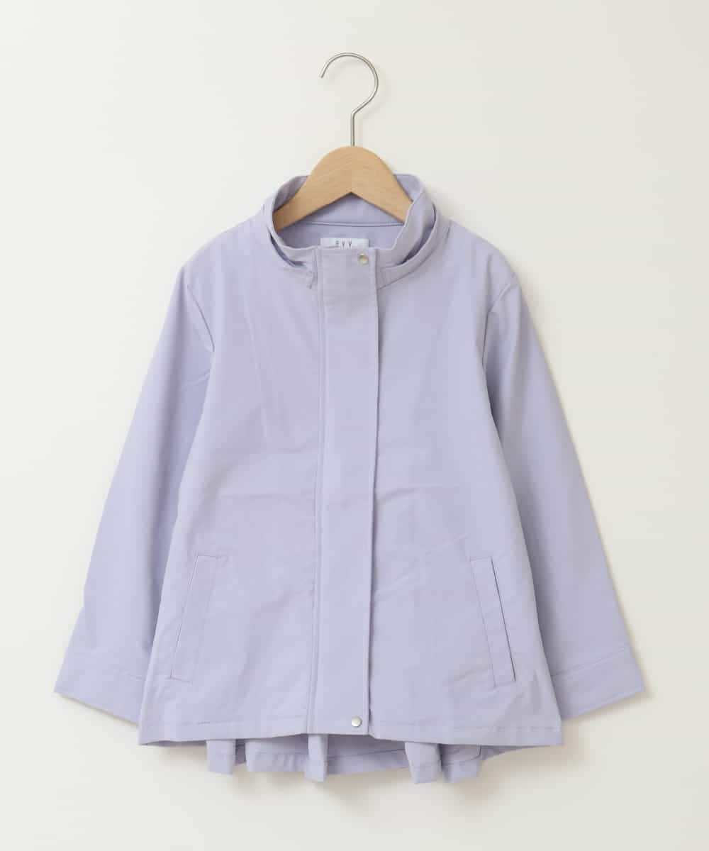 KJJEA21054 a.v.v KIDS(アー・ヴェ・ヴェ) [100-130]【撥水加工/洗濯機で洗える】バックタックブルゾン ラベンダー