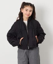 KJJEA33059 a.v.v KIDS(アー・ヴェ・ヴェ) [120-130]リボンブルゾン ラベンダー