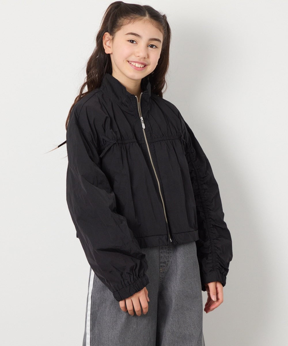 KJJEA33059 a.v.v KIDS(アー・ヴェ・ヴェ) [120-130]リボンブルゾン ラベンダー