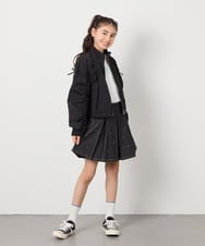 KJJEA33059 a.v.v KIDS(アー・ヴェ・ヴェ) [120-130]リボンブルゾン ラベンダー