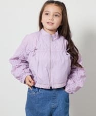 KJJEA33059 a.v.v KIDS(アー・ヴェ・ヴェ) [120-130]リボンブルゾン ラベンダー