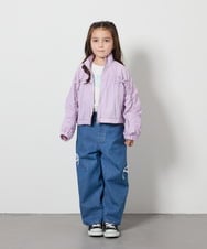 KJJEA33059 a.v.v KIDS(アー・ヴェ・ヴェ) [120-130]リボンブルゾン ラベンダー