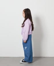 KJJEA33059 a.v.v KIDS(アー・ヴェ・ヴェ) [120-130]リボンブルゾン ラベンダー