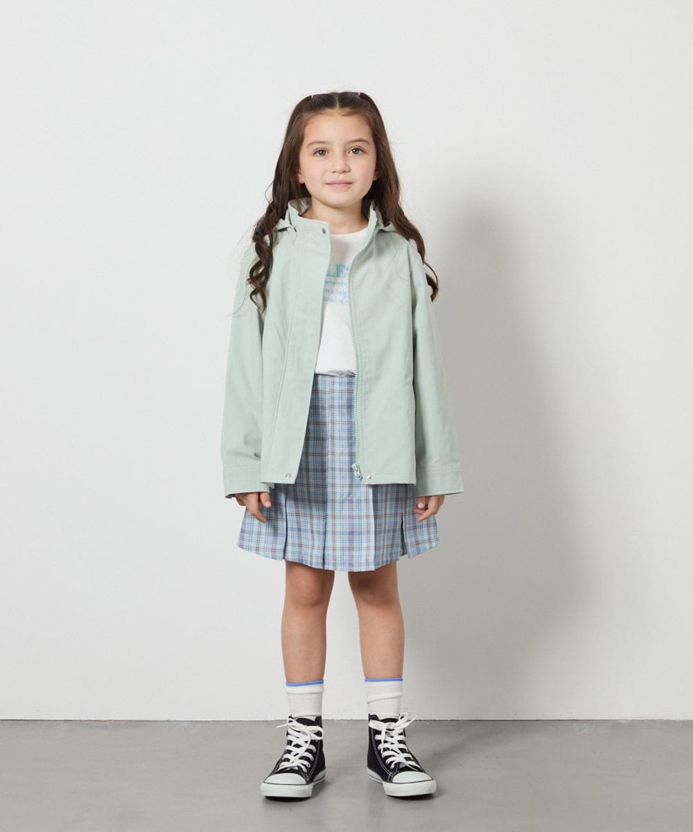KJJEB21059 a.v.v KIDS(アー・ヴェ・ヴェ) [140-150]【撥水加工/洗濯機で洗える】バックタックブルゾン ラベンダー