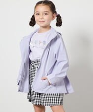 KJJEB21059 a.v.v KIDS(アー・ヴェ・ヴェ) [140-150]【撥水加工/洗濯機で洗える】バックタックブルゾン ラベンダー