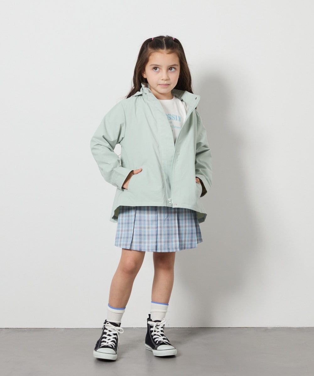KJJEB21059 a.v.v KIDS(アー・ヴェ・ヴェ) [140-150]【撥水加工/洗濯機で洗える】バックタックブルゾン ラベンダー