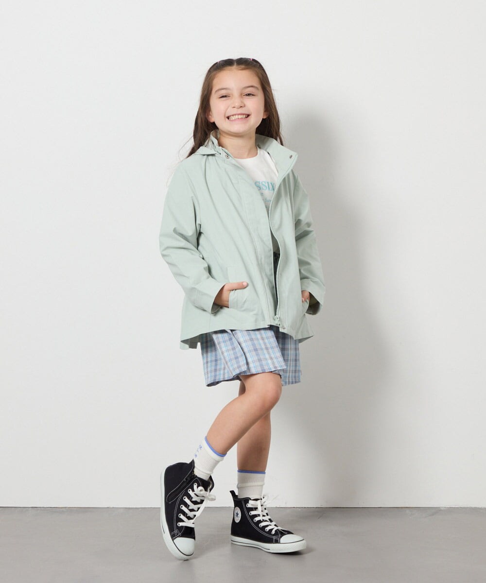 KJJEB21059 a.v.v KIDS(アー・ヴェ・ヴェ) [140-150]【撥水加工/洗濯機で洗える】バックタックブルゾン ラベンダー