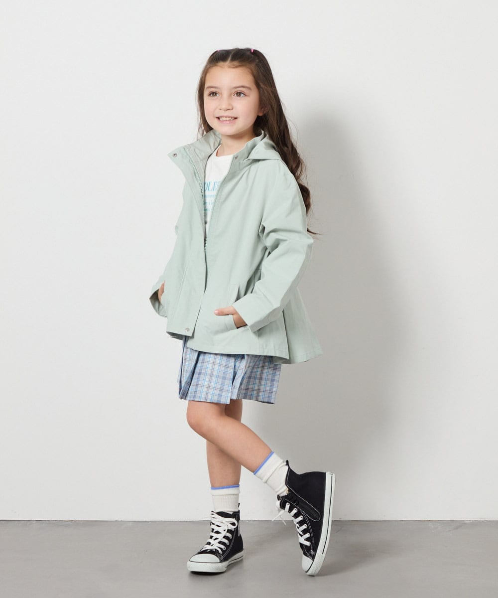 KJJEB21059 a.v.v KIDS(アー・ヴェ・ヴェ) [140-150]【撥水加工/洗濯機で洗える】バックタックブルゾン ラベンダー