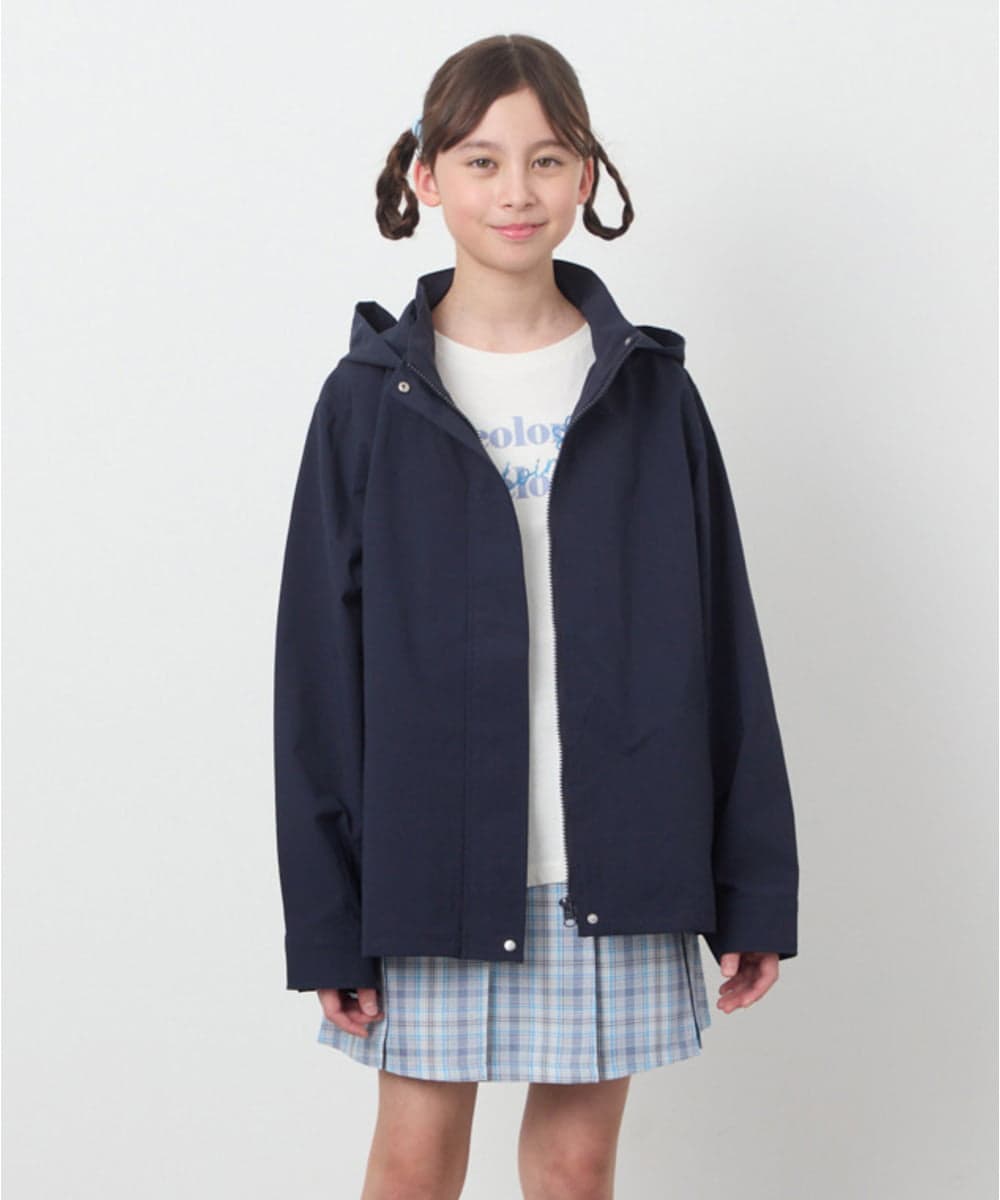 KJJEB21059 a.v.v KIDS(アー・ヴェ・ヴェ) [140-150]【撥水加工/洗濯機で洗える】バックタックブルゾン ラベンダー