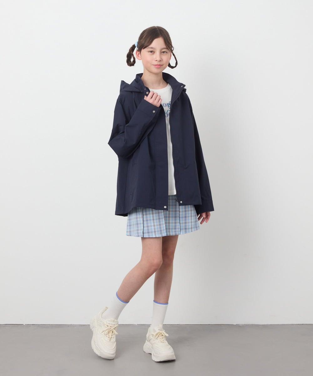KJJEB21059 a.v.v KIDS(アー・ヴェ・ヴェ) [140-150]【撥水加工/洗濯機で洗える】バックタックブルゾン ラベンダー