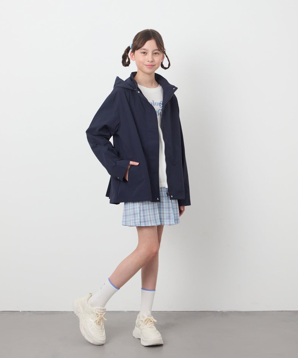 KJJEB21059 a.v.v KIDS(アー・ヴェ・ヴェ) [140-150]【撥水加工/洗濯機で洗える】バックタックブルゾン ラベンダー