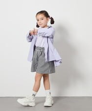KJJEB21059 a.v.v KIDS(アー・ヴェ・ヴェ) [140-150]【撥水加工/洗濯機で洗える】バックタックブルゾン ラベンダー