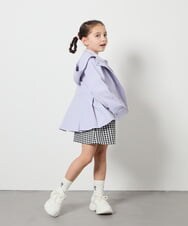 KJJEB21059 a.v.v KIDS(アー・ヴェ・ヴェ) [140-150]【撥水加工/洗濯機で洗える】バックタックブルゾン ラベンダー