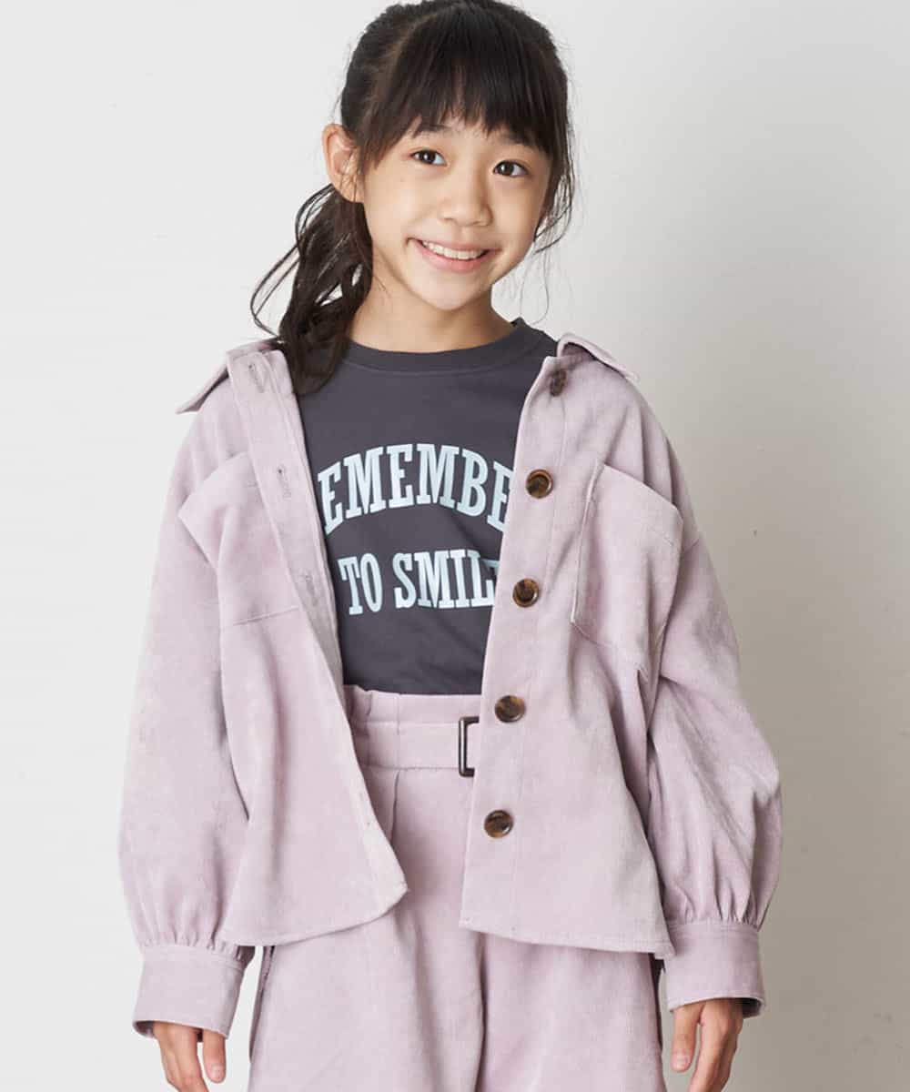 KJJJM21034 a.v.v KIDS(アー・ヴェ・ヴェ) [100-130]【セットアップ対応／洗濯機洗いOK】ブライトコールCPOジャケット ピンク