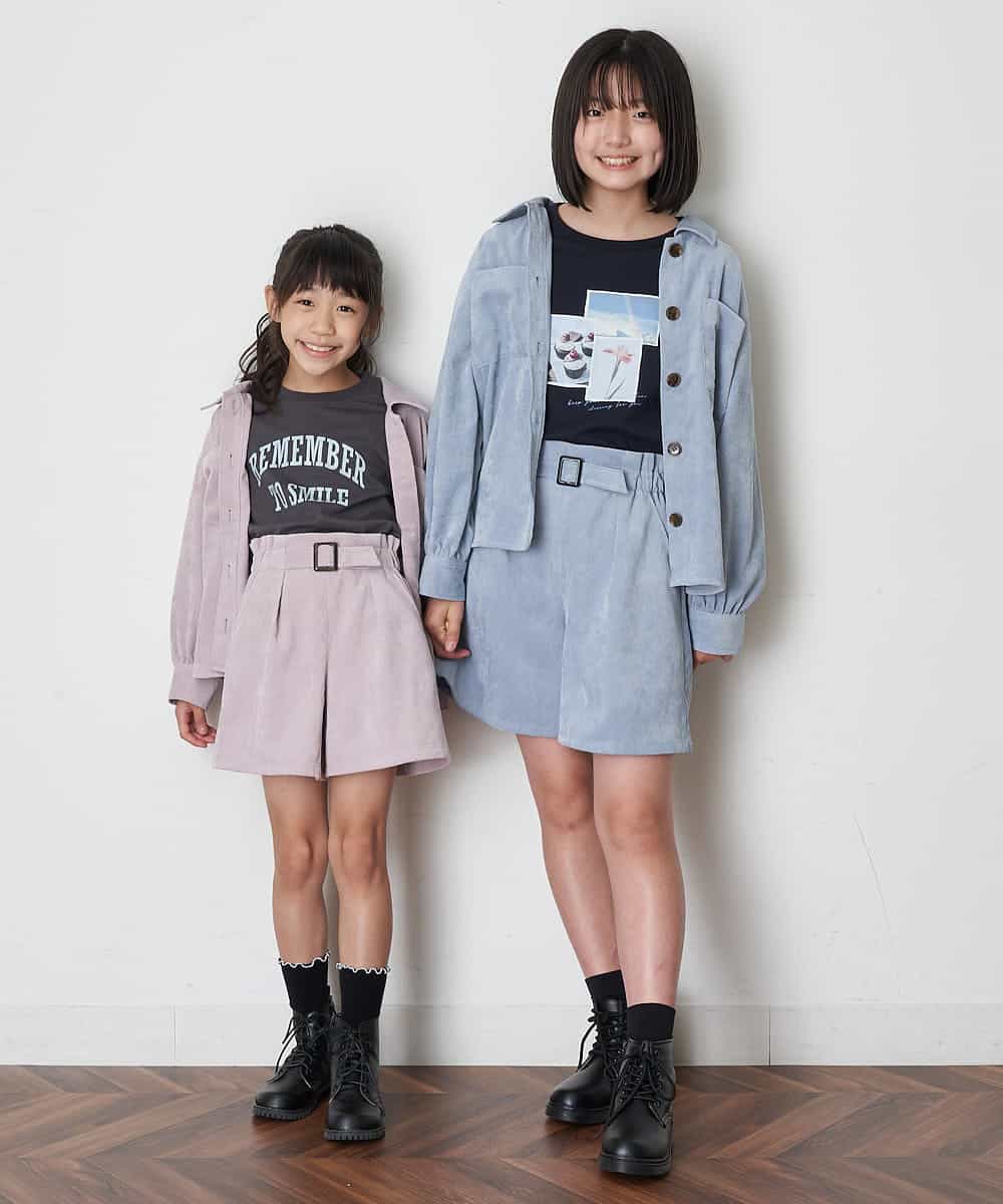 KJJJM21034 a.v.v KIDS(アー・ヴェ・ヴェ) [100-130]【セットアップ対応／洗濯機洗いOK】ブライトコールCPOジャケット ピンク