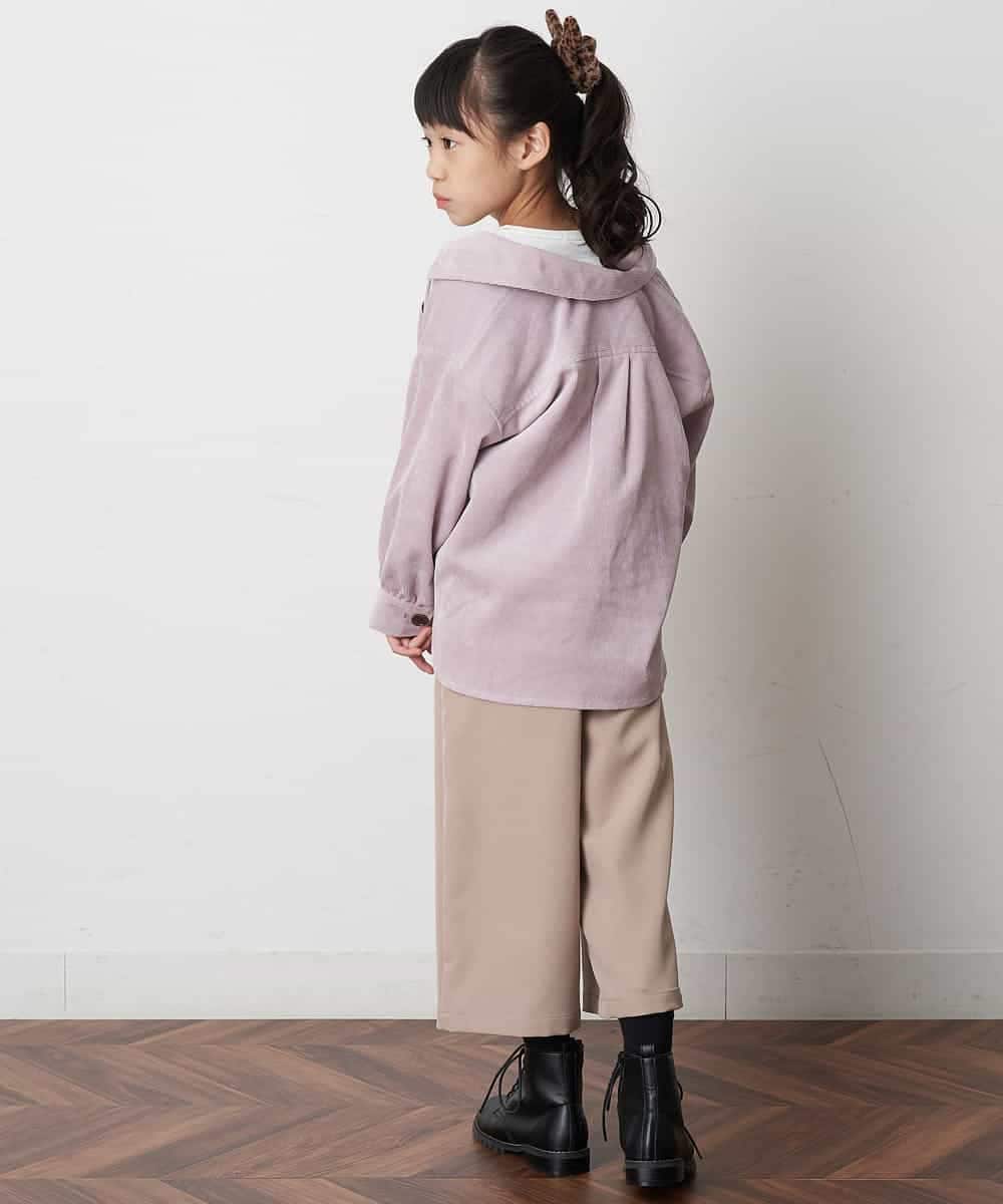 KJJJM21034 a.v.v KIDS(アー・ヴェ・ヴェ) [100-130]【セットアップ対応／洗濯機洗いOK】ブライトコールCPOジャケット ピンク