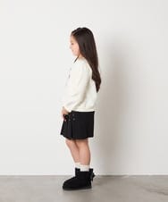 KJKAD04029 a.v.v KIDS(アー・ヴェ・ヴェ) [110-130]【裏起毛/リバーシブルスパンコール】アソートモチーフトレーナー ラベンダー
