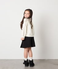 KJKAD04029 a.v.v KIDS(アー・ヴェ・ヴェ) [110-130]【裏起毛/リバーシブルスパンコール】アソートモチーフトレーナー ラベンダー