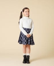 KJKAD48021 a.v.v KIDS(アー・ヴェ・ヴェ) [120-160]ハイネックリブカットソー ブラック