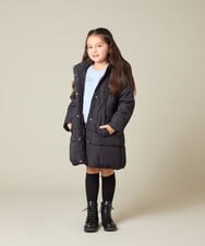 KJKAD51018 a.v.v KIDS(アー・ヴェ・ヴェ) [100-160]【WEB限定商品/サテンリボンがカワイイ】リボン付きロゴトレーナー ライトブルー