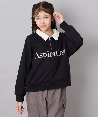 KJKAG28039 a.v.v KIDS [130-160]ハーフジップPO