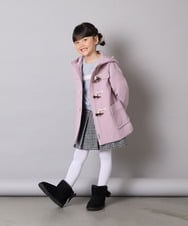 KJKBD02034 a.v.v KIDS(アー・ヴェ・ヴェ) [120-160]【おうちで洗える】レーステープカラートレーナー グレー
