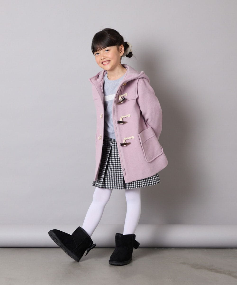 KJKBD02034 a.v.v KIDS(アー・ヴェ・ヴェ) [120-160]【おうちで洗える】レーステープカラートレーナー グレー