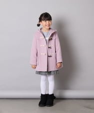 KJKBD02034 a.v.v KIDS(アー・ヴェ・ヴェ) [120-160]【おうちで洗える】レーステープカラートレーナー グレー
