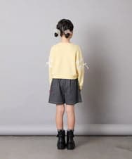 KJKBD02034 a.v.v KIDS(アー・ヴェ・ヴェ) [120-160]【おうちで洗える】レーステープカラートレーナー グレー
