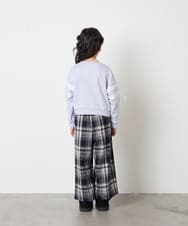 KJKBD02034 a.v.v KIDS(アー・ヴェ・ヴェ) [120-160]【おうちで洗える】レーステープカラートレーナー グレー