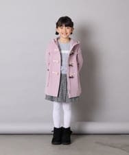 KJKBD02034 a.v.v KIDS(アー・ヴェ・ヴェ) [120-160]【おうちで洗える】レーステープカラートレーナー グレー
