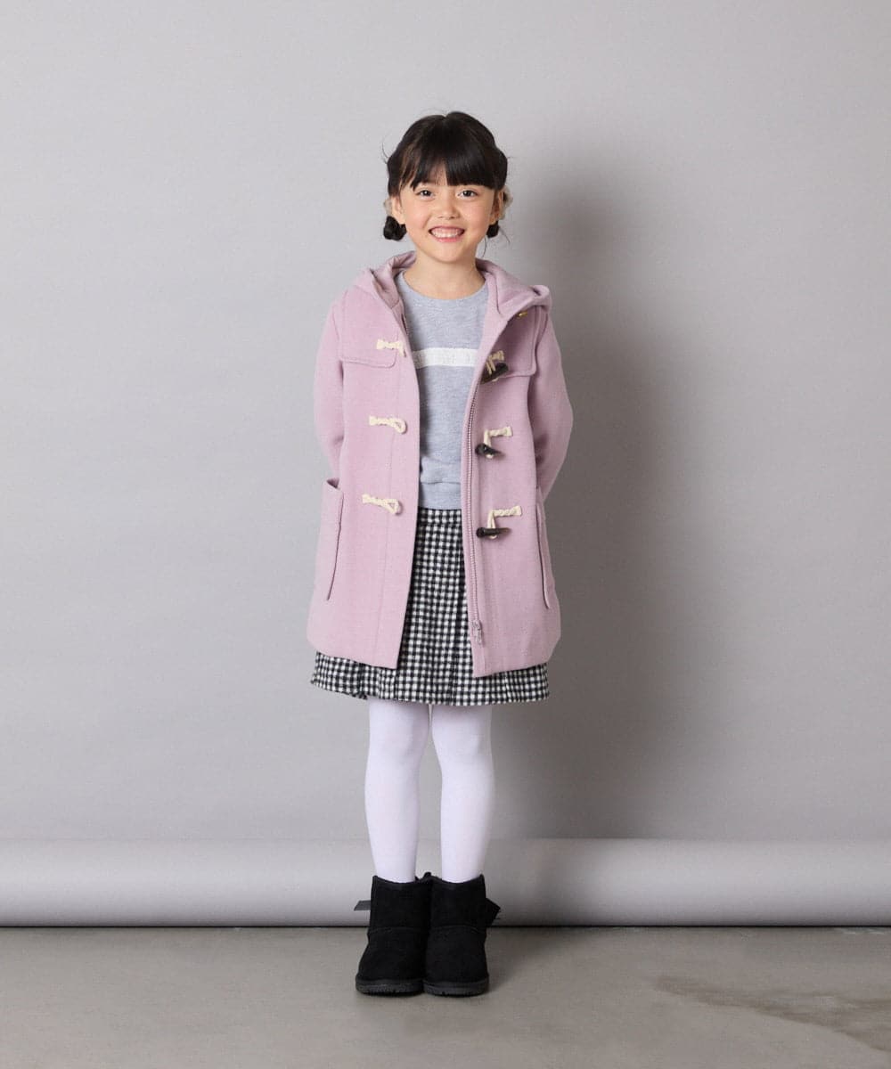 KJKBD02034 a.v.v KIDS(アー・ヴェ・ヴェ) [120-160]【おうちで洗える】レーステープカラートレーナー グレー