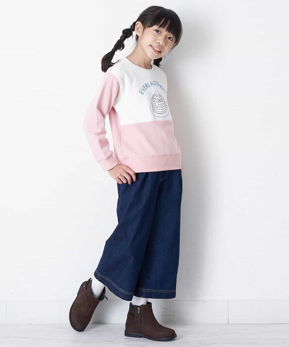 KJKCR10034 a.v.v KIDS(アー・ヴェ・ヴェ) [160]フードグラフィックトレーナー　　　　　 ミント
