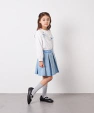 KJKED30021 a.v.v KIDS(アー・ヴェ・ヴェ) [110-150]モチーフアソートロンT ホワイト