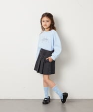 KJKED31026 a.v.v KIDS(アー・ヴェ・ヴェ) [120-160]ロゴアソートロンT ライトブルー