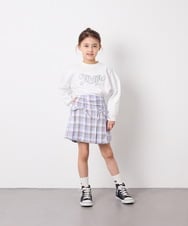 KJKED31026 a.v.v KIDS(アー・ヴェ・ヴェ) [120-160]ロゴアソートロンT ホワイト
