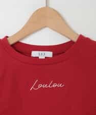 KJKFD56035 a.v.v KIDS(アー・ヴェ・ヴェ) [130-160]【毛玉になりにくい/綿100％】クロップドドロストTシャツ レッド