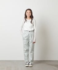 KJKFS52029 a.v.v KIDS(アー・ヴェ・ヴェ) [150-160]袖シアー切り替えカットソー ラベンダー