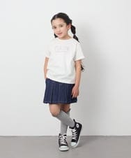 KJKGB22019 a.v.v KIDS(アー・ヴェ・ヴェ) 【接触冷感/ジメジメ対策/毛玉になりにくい/安心の綿100％】[140-150]アソートロゴＴシャツ ブラック