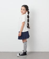 KJKGB22019 a.v.v KIDS(アー・ヴェ・ヴェ) 【接触冷感/ジメジメ対策/毛玉になりにくい/安心の綿100％】[140-150]アソートロゴＴシャツ ブラック