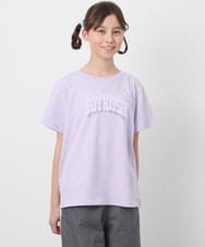 KJKGB22019 a.v.v KIDS(アー・ヴェ・ヴェ) 【接触冷感/ジメジメ対策/毛玉になりにくい/安心の綿100％】[140-150]アソートロゴＴシャツ ブラック