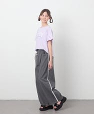 KJKGB22019 a.v.v KIDS(アー・ヴェ・ヴェ) 【接触冷感/ジメジメ対策/毛玉になりにくい/安心の綿100％】[140-150]アソートロゴＴシャツ ブラック