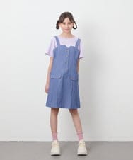 KJKGB22019 a.v.v KIDS(アー・ヴェ・ヴェ) 【接触冷感/ジメジメ対策/毛玉になりにくい/安心の綿100％】[140-150]アソートロゴＴシャツ ブラック
