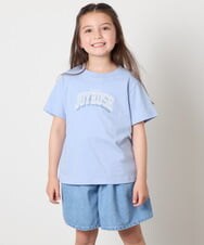 KJKGB22019 a.v.v KIDS(アー・ヴェ・ヴェ) 【接触冷感/ジメジメ対策/毛玉になりにくい/安心の綿100％】[140-150]アソートロゴＴシャツ ブラック