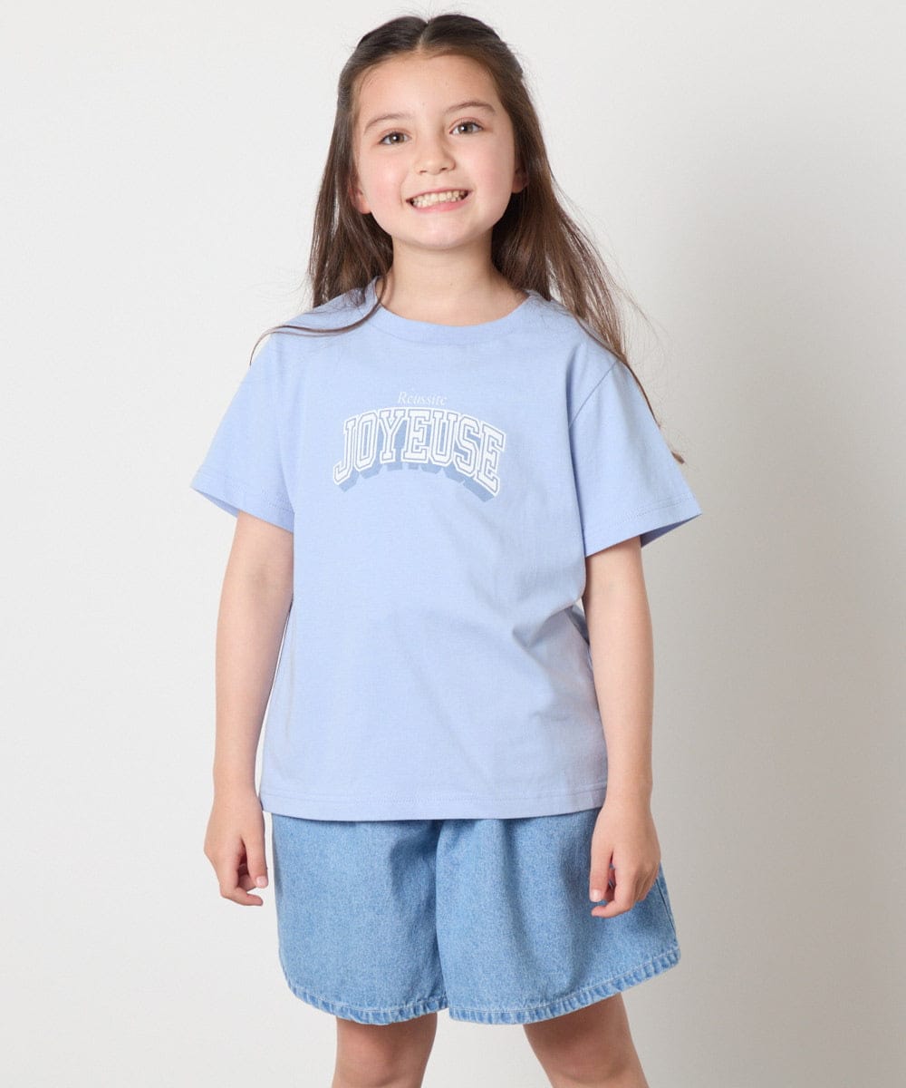 KJKGB22019 a.v.v KIDS(アー・ヴェ・ヴェ) 【接触冷感/ジメジメ対策/毛玉になりにくい/安心の綿100％】[140-150]アソートロゴＴシャツ ブラック