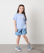 KJKGB22019 a.v.v KIDS(アー・ヴェ・ヴェ) 【接触冷感/ジメジメ対策/毛玉になりにくい/安心の綿100％】[140-150]アソートロゴＴシャツ ブラック